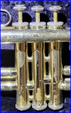 1977 Bach TR300 Trumpet/Case/Mouthpiece Well Maintained Needs Servicing