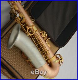 2019 Concert Professional Rose Brass Alto Saxophone Eb saxofon Cupronickel Bell