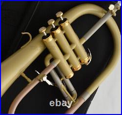 2020 Professional Satin finish Bb Flugelhorn NEW FLUGEL Horn With Case