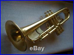 24ct GOLDPLATED Taylor Custom HEAVYWEIGHT 5,6'' (143mm) bell GAMONBRASS trumpet
