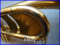 24ct GOLDPLATED Taylor Custom HEAVYWEIGHT 5,6'' (143mm) bell GAMONBRASS trumpet