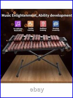 32 Note Xylophone Professional Wooden Glockenspiel Xylophone with Mallet and