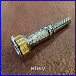#3 M&H Trompet Engraved Double Cup Mouthpiece M&H boquilla para trompet #3