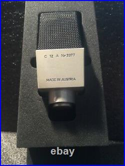 AKG C12A Microphone TUBE vintage CK12 brass capsule original