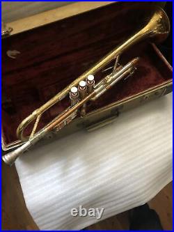 $ALE DEAL VINTAGE EARLY GETZEN SUPER DELUXE Bb TRUMPET & CASE & MPC GREAT PLAYER