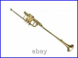 AMAZING OFFER Flag Trumpet-Ultimate Shinning Brass With Case Solid Musical
