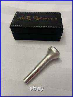 AR Resonance Silver Plate Two-Piece Trumpet Mouthpiece ME 40 Top 40 S Bottom
