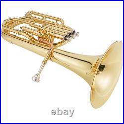 AUROSUS 401L Eb Alto Horn Brass 3 Stainless Steel Valves Lacquer Student withCase
