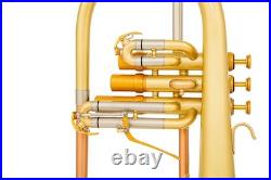 AUROSUS FH-8390 JAZZ Bb Flugelhorn Matte Brass Heavy Caps Trigger with Light Cas
