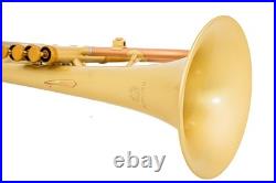 AUROSUS FH-8390 JAZZ Bb Flugelhorn Matte Brass Heavy Caps Trigger with Light Cas