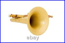AUROSUS FH-8390 JAZZ Bb Flugelhorn Matte Brass Heavy Caps Trigger with Light Cas