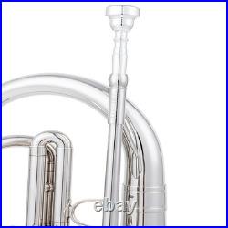 AUROSUS JMS-611 Marching Mellophone F Key Yellow Brass Monel Valves Case