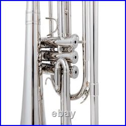 AUROSUS JMS-611 Marching Mellophone F Key Yellow Brass Monel Valves Case