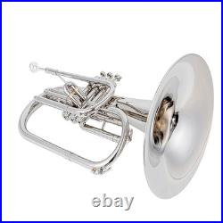 AUROSUS JMS-611 Marching Mellophone F Key Yellow Brass Monel Valves Case