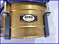 Afro Raw Brass Timbales 1980's. VERY RARE