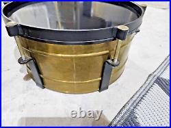 Afro Raw Brass Timbales 1980's. VERY RARE