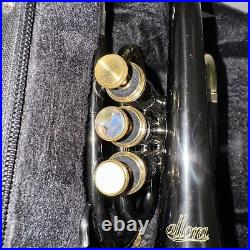 Allora MXPT-5801-BK Black Nickel Series Pocket Trumpet Black Nickel