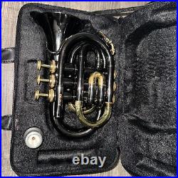 Allora MXPT-5801-BK Black Nickel Series Pocket Trumpet Black Nickel