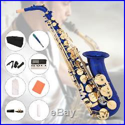 Alto Eb Saxophone Sax Lacquer Brass 2 Tone with Tuner Case Carekit Accessories