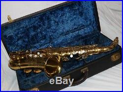 Amazing 1947 Conn 6m Alto Saxophone #322XXX, Closet Queen, Plays Great