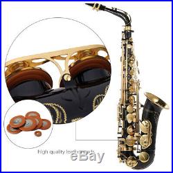 Ammoon Eb Alto Saxophone Brass Lacquered E Flat Sax Woodwind Instrument I0A6