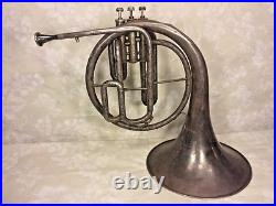 Ant Mellophone Horn Windsor Model Elkhart IN 3 Valves Conn Mouthpiece No Case