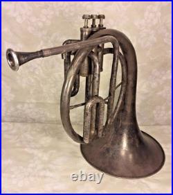 Ant Mellophone Horn Windsor Model Elkhart IN 3 Valves Conn Mouthpiece No Case