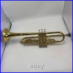 Antigua 103 Bb Brass Trumpet Gold Lacquer Student Band Horn Serial NTR10079