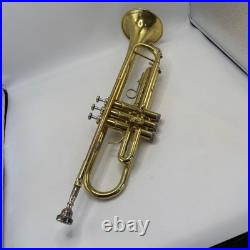 Antigua 103 Bb Brass Trumpet Gold Lacquer Student Band Horn Serial NTR10079