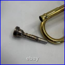 Antigua 103 Bb Brass Trumpet Gold Lacquer Student Band Horn Serial NTR10079