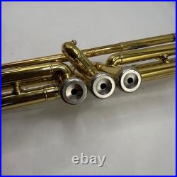 Antigua 103 Bb Brass Trumpet Gold Lacquer Student Band Horn Serial NTR10079