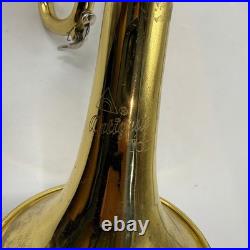 Antigua 103 Bb Brass Trumpet Gold Lacquer Student Band Horn Serial NTR10079