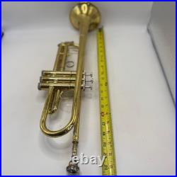 Antigua 103 Bb Brass Trumpet Gold Lacquer Student Band Horn Serial NTR10079