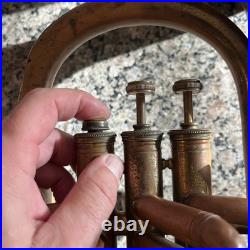 Antique French Brass Eb Alto Horn (Baritone) E. Couesnon Quillard -Lafayette