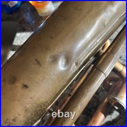 Antique French Brass Eb Alto Horn (Baritone) E. Couesnon Quillard -Lafayette