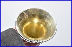 Antique Martin Handcraft Dansant Satin Silver & Gold Wash Bell Trumpet CLEAN