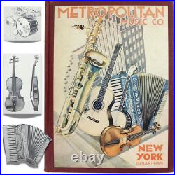 Antique Musical Instruments 1935 Catalog Prices Violins Brass NYC Metropolitan