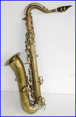 Antique ROYAL ARTIST Bruno NY Saxophone & Case. C Melody BEAUTIFUL & RARE