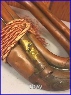 Antique R S Williams & Sons Brass Bugle Toronto Canada