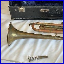 Antique Thompson and ODell Brass Trumpet