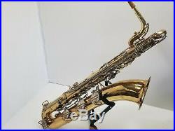 Armstrong Low A Baritone Saxophone, Conn 11m Stencil