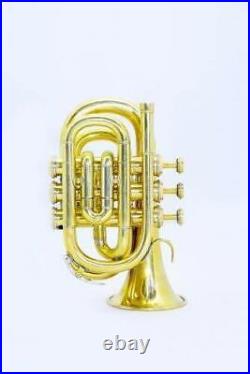 Awesome Chrismass day Musical Instruments Brass wind Pocket Trumpet