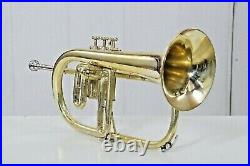 Awesome Flugelhorn brass finish BB pitch with Hard case And Mouthpiece