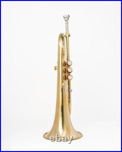 BB FlugelHorn 3 valve Brass With Hard Case and Mouthpiece