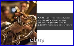 BB FlugelHorn 3 valve Brass With Hard Case and Mouthpiece