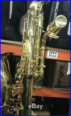 BBb Bass Saxophone, Deep Rich and Powerfull with wheeled case and Mouthpiece