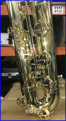 BBb Bass Saxophone, Deep Rich and Powerfull with wheeled case and Mouthpiece