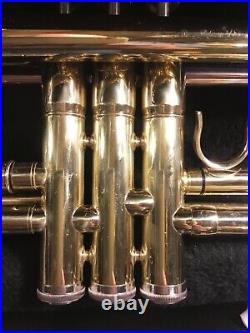 BLESSING BTR1277 STUDENT TRUMPET WITH CASE, MOUTHPIECE Good Condition