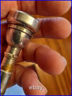 B Flat Getzen Silver Capri Trumpet with Case
