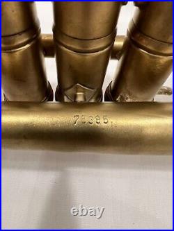 B & S Bb Raw Brass Trumpet